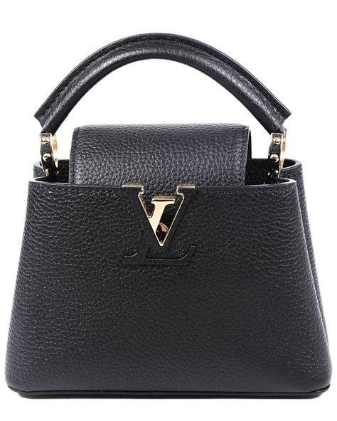 mini louis vuitton tas|LOUIS VUITTON Taurillon Capucines Mini Black .